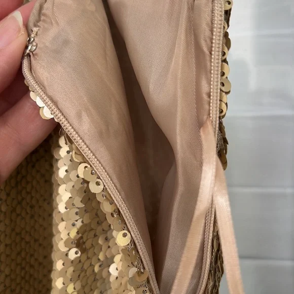 Gold sequin mini R+J Romeo and Juliet Couture Mini for Target - Picture 4 of 7